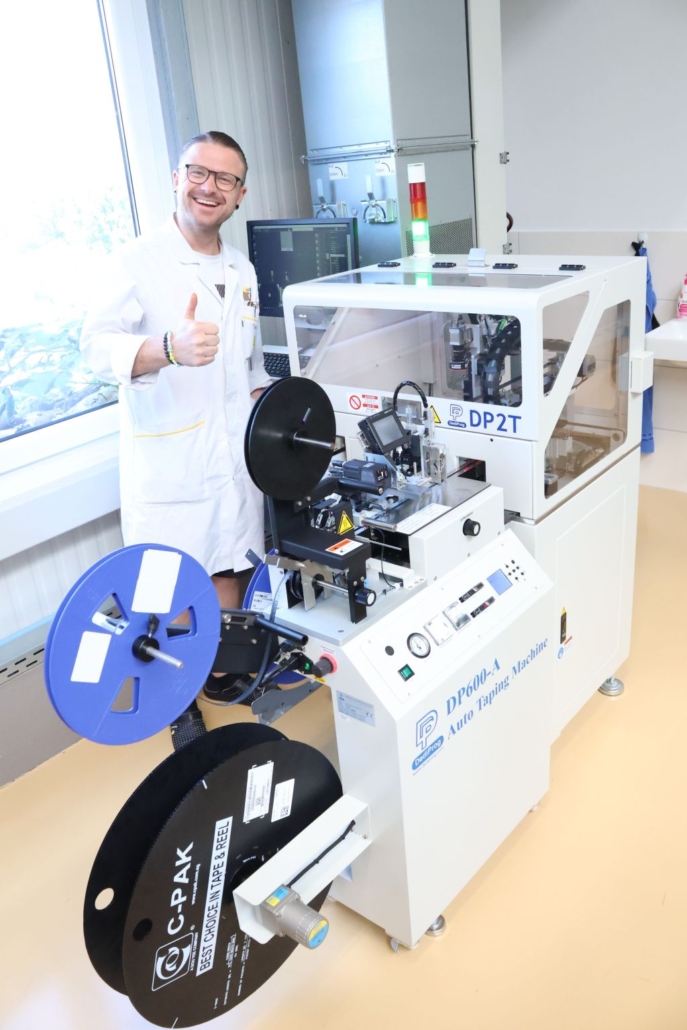 DediProg DP2T inklusive Tape-Out mit AOI, Tape-In und Tube-In